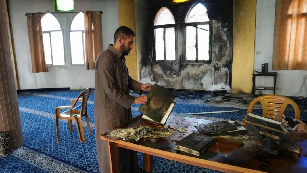Jewish Settlers Allegedly Set Fire to Mosque in West Bank, Say Locals