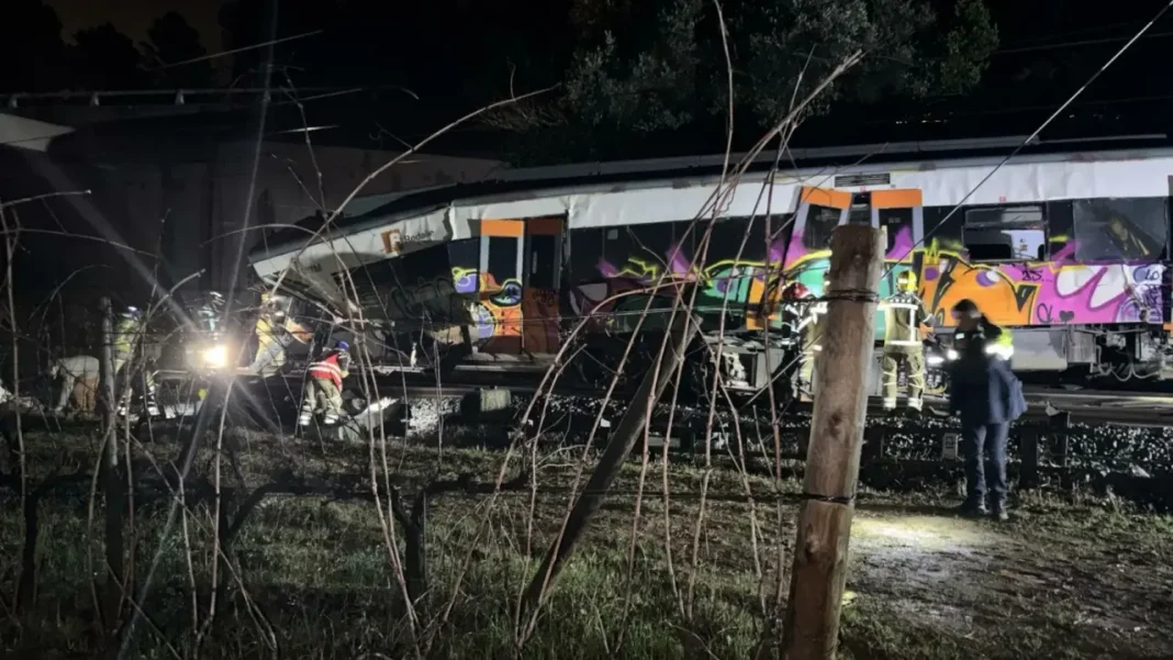 Barcelona Train Collision: One Dead and 40 Injured After Hitting Fallen Wall