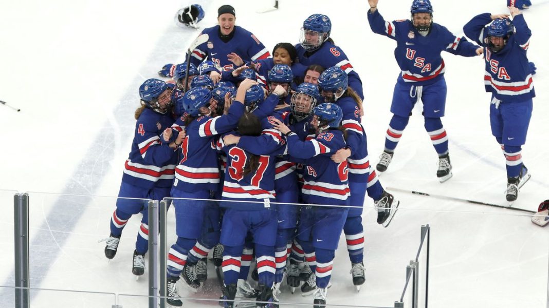 American Women Triumph in Ice Hockey Tournament, Defeating Canada in Overtime