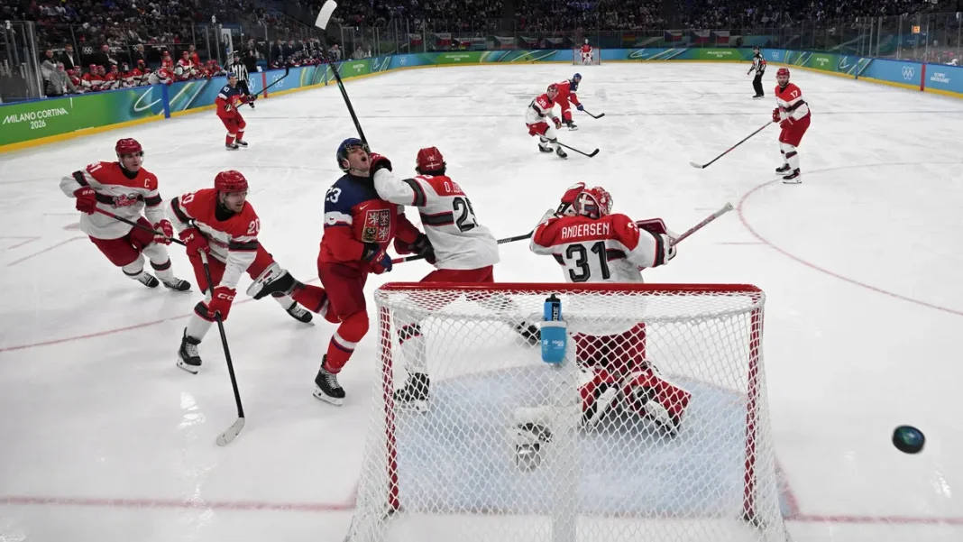Czech Hockey Team Secures Hard-Fought Victory Against Denmark
